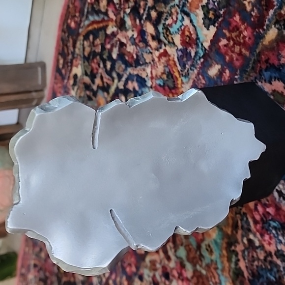 Silver Abstract Face Sculpture - Picture 5 of 10